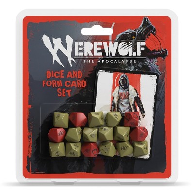 Werewolf: The Apocalypse 5th Edition Roleplaying Game Dice & Form Card Set