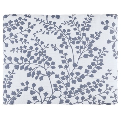 Collections Etc Jacquard Textured Leaf Design Pillow Sham