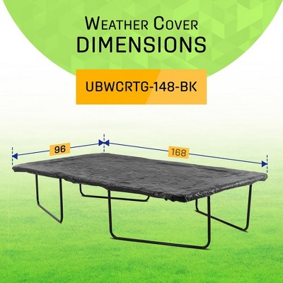 Upper Bounce Rectangle Trampoline Weather Resistant, Rain UV Protective Cover