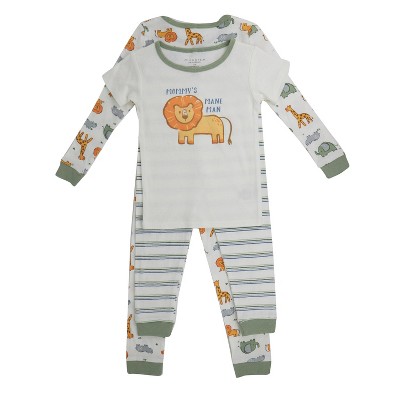 Chick Pea Baby All Cotton 4pc Pajama Set for Baby Boy Cute and Comfy Sleepwear