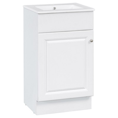 Christopher Knight Home Katniss Modern 18"  Bathroom Vanity with Ceramic Sink and Adjustable Shelf