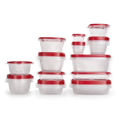 Rubbermaid Take Alongs 52pc Plastic Food Storage Container Set Clear: Microwave, Dishwasher & Freezer Safe, 1 Year Warranty
