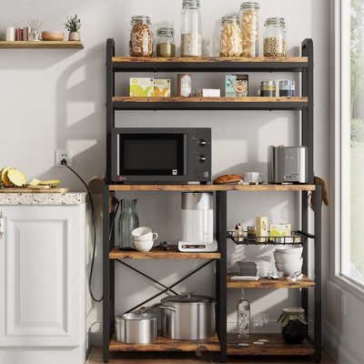 Bakers Rack for Kitchen, Kitchen Microwave Stand