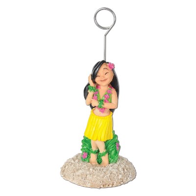 Beistle 6 oz. Hula Girl Photo/Balloon Holder 3/Pack 57878