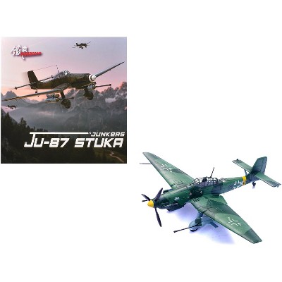 Junkers Ju 87G1 Stuka Bomber Aircraft "Ukraine" (1944) German Luftwaffe "Wing" Series 1/72 Diecast Model by Panzerkampf