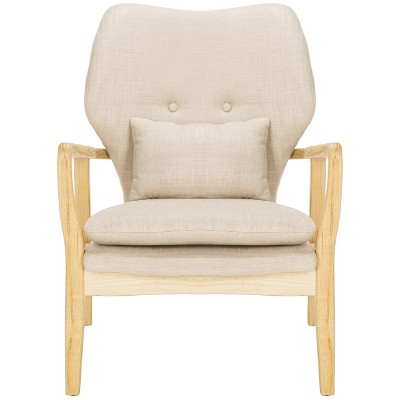 Tarly Accent Chair - ACH9500B - Beige/Natural - Safavieh