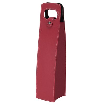 Unique Bargains Foldable Reusable Leather Wine Gift Bag for Picnic Party