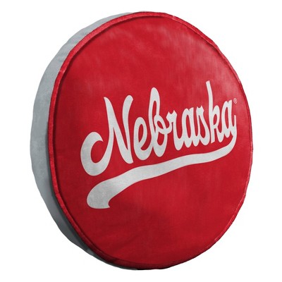 NCAA Nebraska Cornhuskers 15" Circular Cloud Pillow