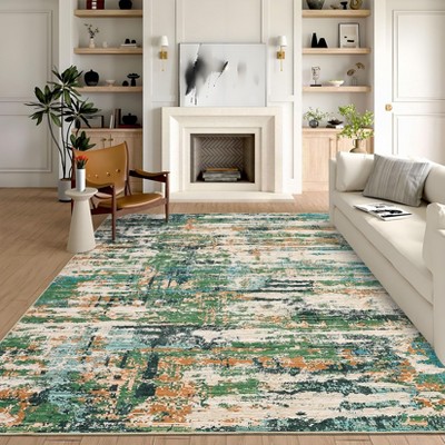 Modern Abstract Rug Washable Living Room Rug