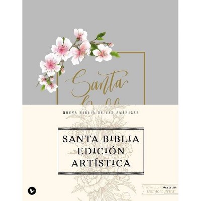 Nbla, Santa Biblia, Edición Artística, Tapa Dura/Tela, Arte Con Bordes Dorados, Palabras de Jesús En Rojo, Comfort Print - (Hardcover)