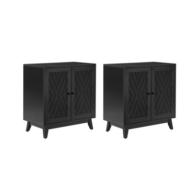 Adolf  30"Tall 2 Door Accent Cabinet Set of 2 | ARTFUL LIVING DESIGN