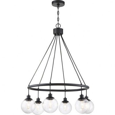 Craftmade Lighting Que 6 - Light Chandelier in  Flat Black