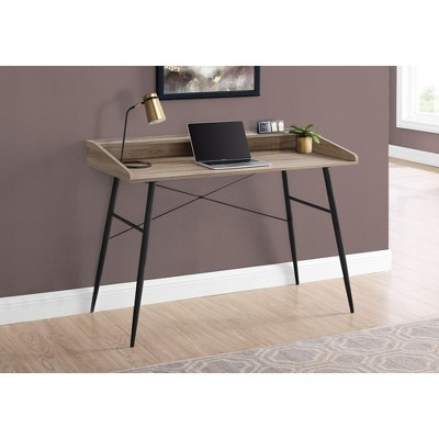 PAGED 47" L Computer Desk, Simple Modern Home Office Desk with Desktop Shelf and Baffle for Study, Office