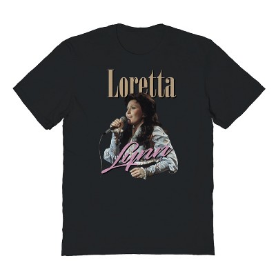 Loretta Lynn Men's Stage Short Sleeve Graphic Cotton T-shirt