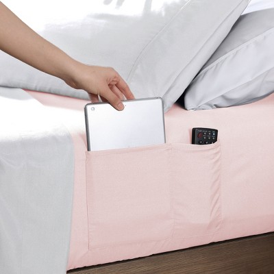 Swift Home | 1-Piece Microfiber Smart Storage Pocket Fitted Sheet
