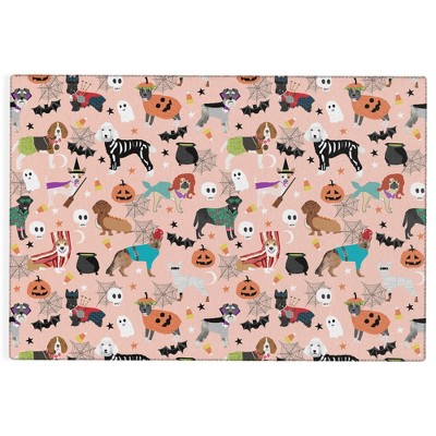 Petfriendly Dogs halloween costumes cute Rug - Deny Designs