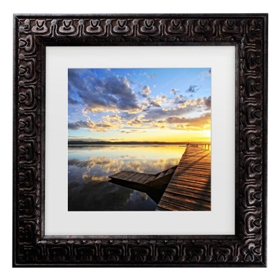 Trademark Fine Art - Beata Czyzowska Young Cloud Reflections Matted Framed Art