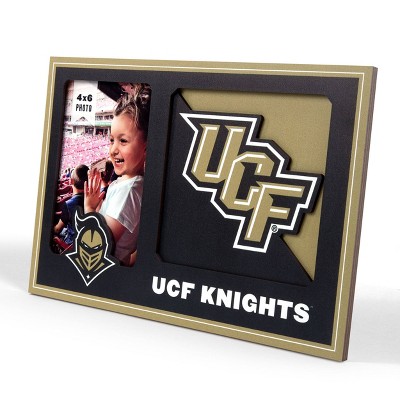 NCAA UCF Knights Logo 4" x 6" Picture Frame: MDF Rectangle Tabletop Display