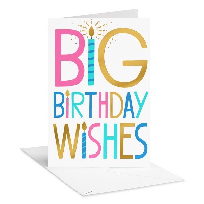 Kids' 'Big Birthday Wishes' Birthday Card