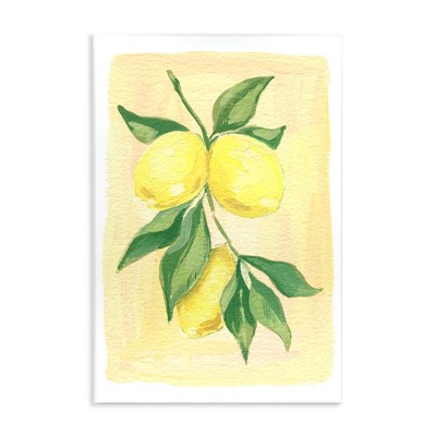Stupell Industries Hanging Lemons Country Charm Wall Plaque Art