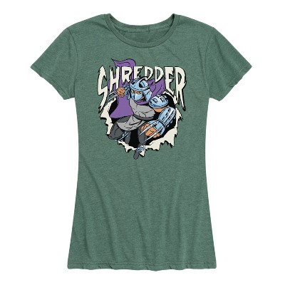 Women's - Teenage Mutant Ninja Turtles - Shredder Lights Short Sleeve Graphic T-Shirt
