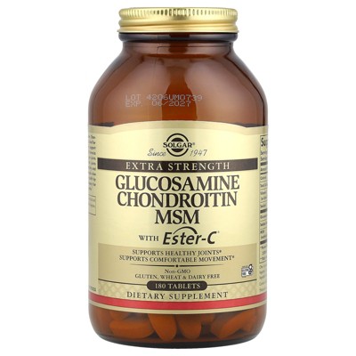 Solgar Glucosamine Chondroitin MSM with Ester-C®, 180 Tablets