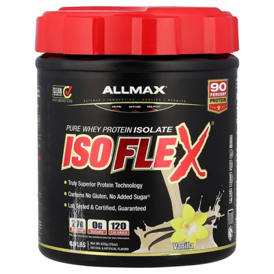 ALLMAX ISOFLEX®, Pure Whey Protein Isolate, Vanilla, 0.9 lbs (425 g)