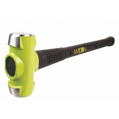 Wilton  Sledge Hammer,10 lb.,30 In,Rubber/Steel 21030
