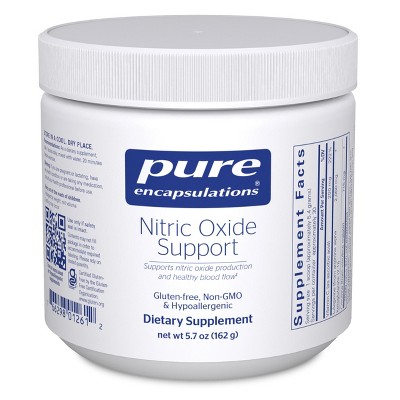 Pure Encapsulations Nitric Oxide Support - Supports Healthy Oxygen Circulation and Promotes Energy Production within Muscles - 5.7 Ounces