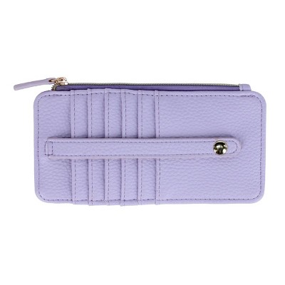 Julia Buxton Women's Vegan Leather Thin Card RFID Organizer Case