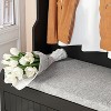 FUFU&GAGA Hall Tree Entryway Storage Bench with Hooks and Drawers - 4 of 4