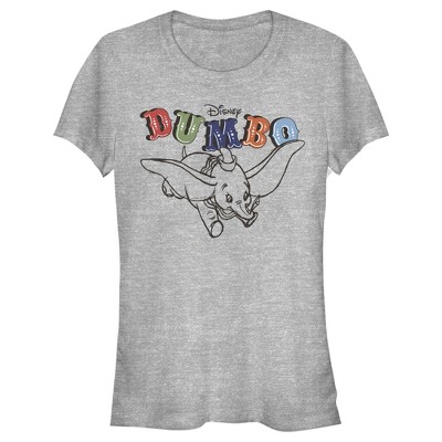 Junior's Women Dumbo Soaring T-Shirt