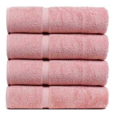 BC BARE COTTON Luxury Hotel & Spa Towel Turkish Cotton Bath Towel Set (27x54 Inches)