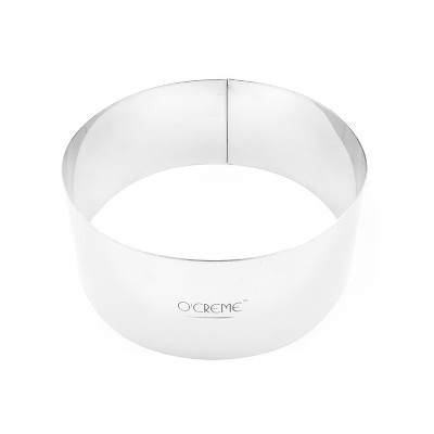 O'Creme Cake Ring, Stainless Steel, Round, 16" Diameter, 3" High