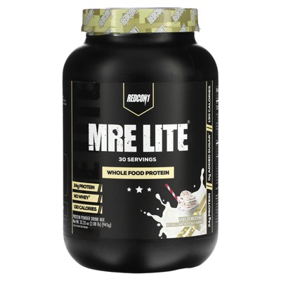 Redcon1 MRE Lite, Whole Food Protein, Vanilla Milkshake, 2.08 lbs (945 g)