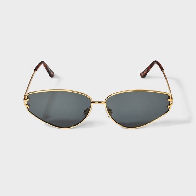 Women's Metal Cateye Sunglasses - Wild Fable™ Gold