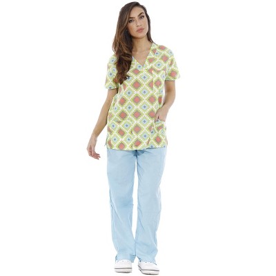 Just Love Nursing Scrubs Set for Women Print Scrubs