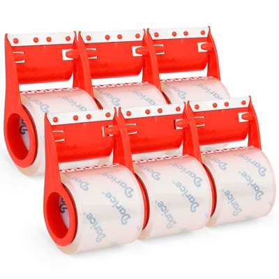 Darice Heavy Duty Packing Tape with Dispenser - Pack of 6