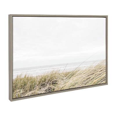 Sylvie East Beach Framed Canvas by Amy Peterson Art Studio - Kate & Laurel All Things Decor