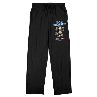 Bobby Jack "Not Listening" Men's Black Sleep Pajama Pants