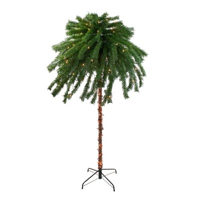 Northlight Pre-Lit Artificial Palm Tree - 6' - Clear Lights