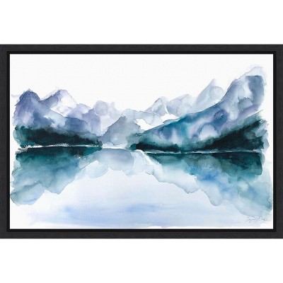 Amanti Art Resolute Mountains by Tiffany Blaise Canvas Wall Art Print Framed 23 x 16-in.