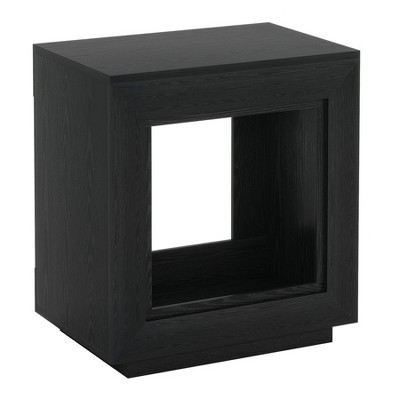 Tribesigns 24" 2 Tiers Farmhouse End Table with Shelf Storage
