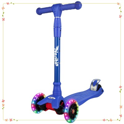 Scooters for Kids Age 3-5, Kick Scooter for Boys Girls Toddlers, 4 Adjustable Height