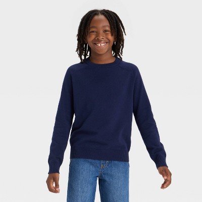 Boys' Solid Pullover Sweater - Cat & Jack™