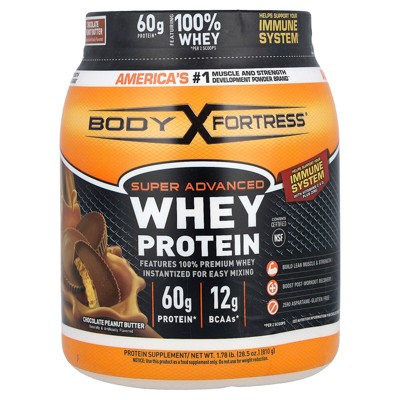 Body Fortress Super Advanced Whey Protein, Chocolate Peanut Butter, 1.78 lb (810 g)