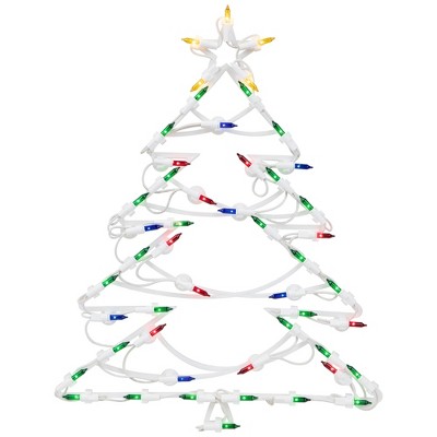 Northlight 18" Lighted Christmas Tree Window Silhouette