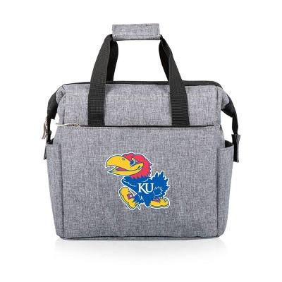NCAA Kansas Jayhawks On The Go Lunch Cooler - Gray