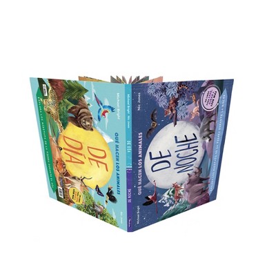 Qué Hacen Los Animales de Día... Y de Noche / Day to Night: A Flip Book - by  Michael Bright (Hardcover)