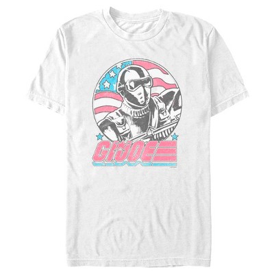 Men's GI Joe Snake Eyes Distressed America Flag T-Shirt